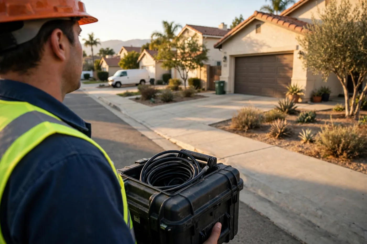 La Puente Sewer Specialists technician on site