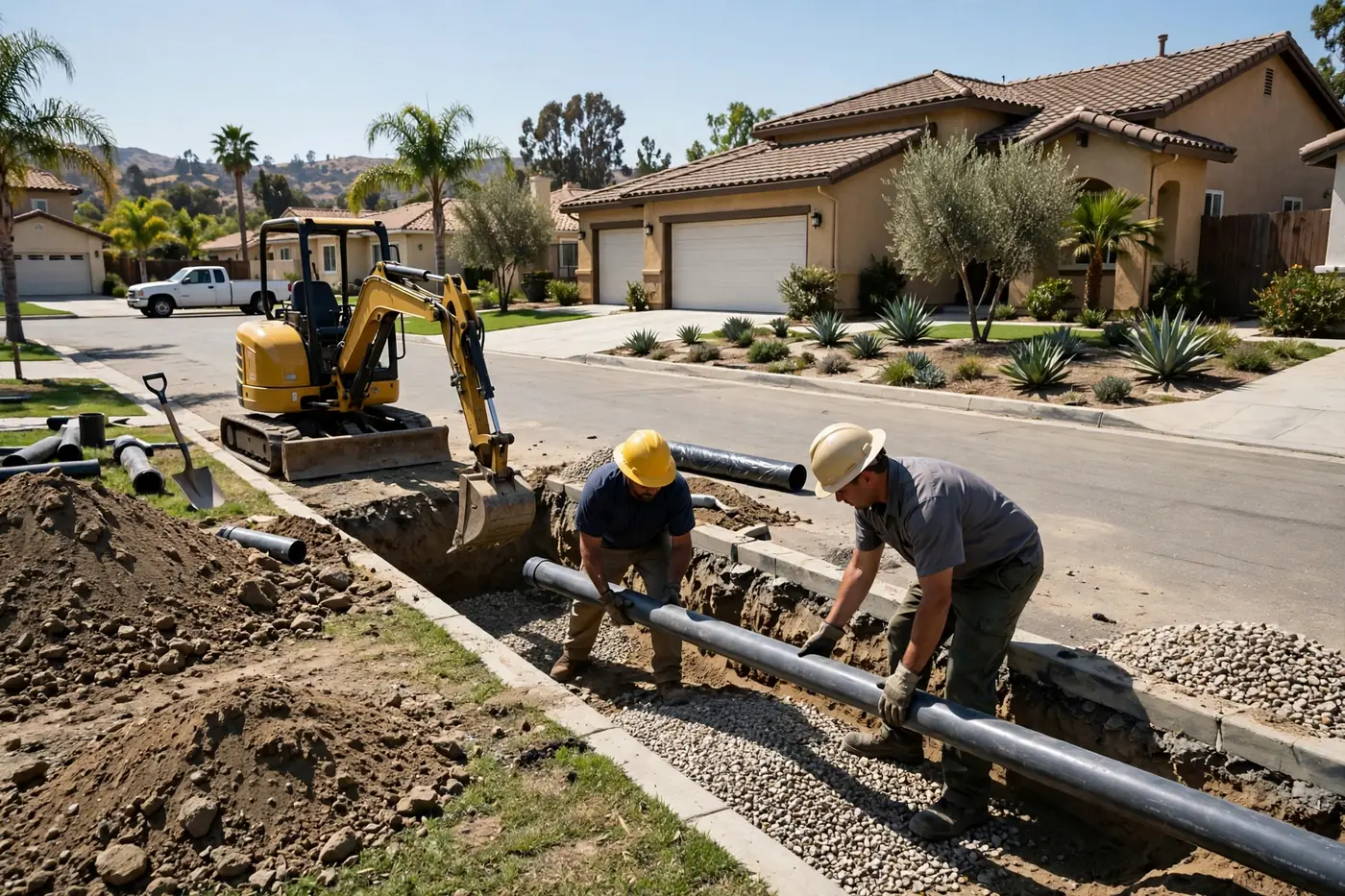 Sewer Line Installation